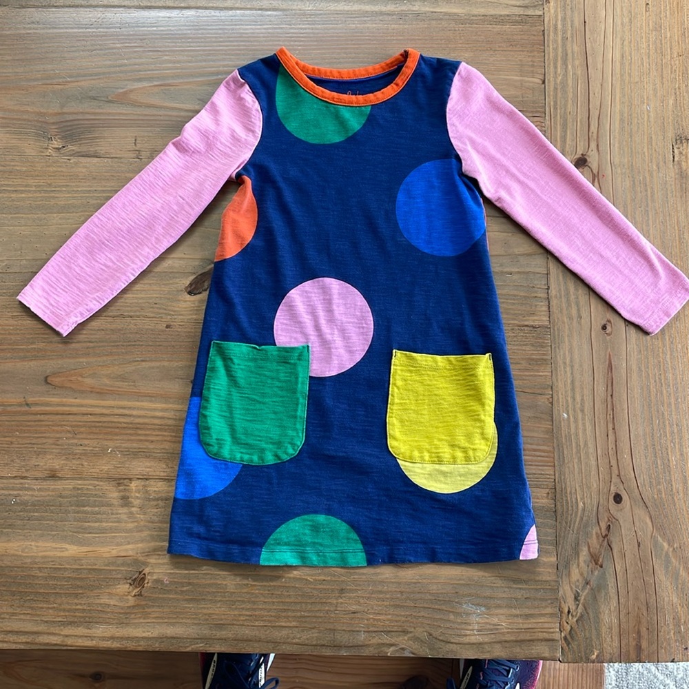 Mini Boden Polka Dot Dress, 6-7T, Great condition!
